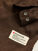Brown Denim Cargo Shirt