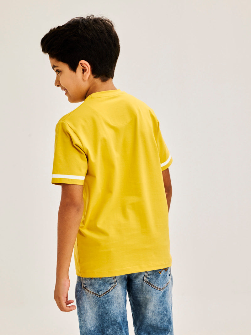 Yellow Supima Cotton T-Shirt