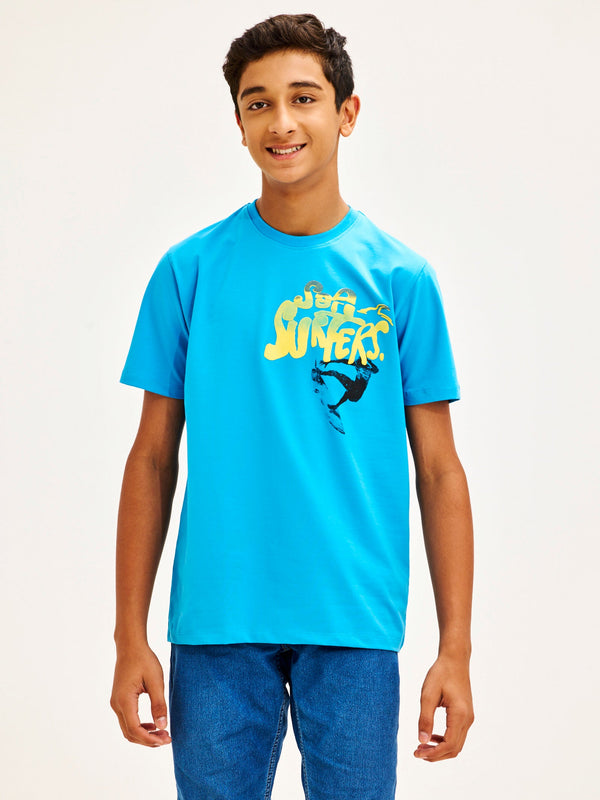 Blue Supima Cotton T-Shirt