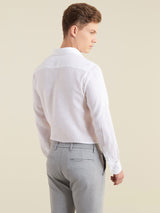 White Linens Solid Shirt