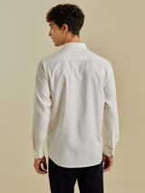 Cream Plain Shirt