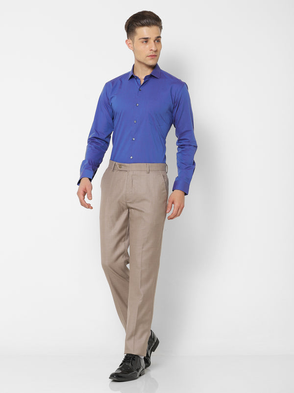 Purple Plain Formal Shirt