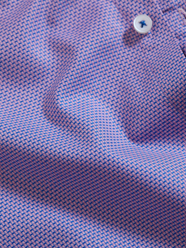Purple Dobby Shirt