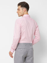 Pink Solid Formal Shirt