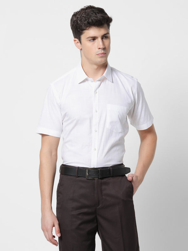 White Plain Formal Shirt