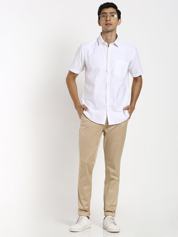 White Plain Business Casual Shirt
