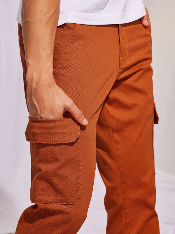 Buy Men Olive Green Regular Fit Cargo Pants online  Looksgudin