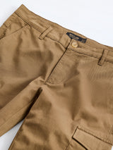 Khaki Slim Fit Cargo Trouser