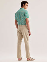 Cream Relax Fit Trouser