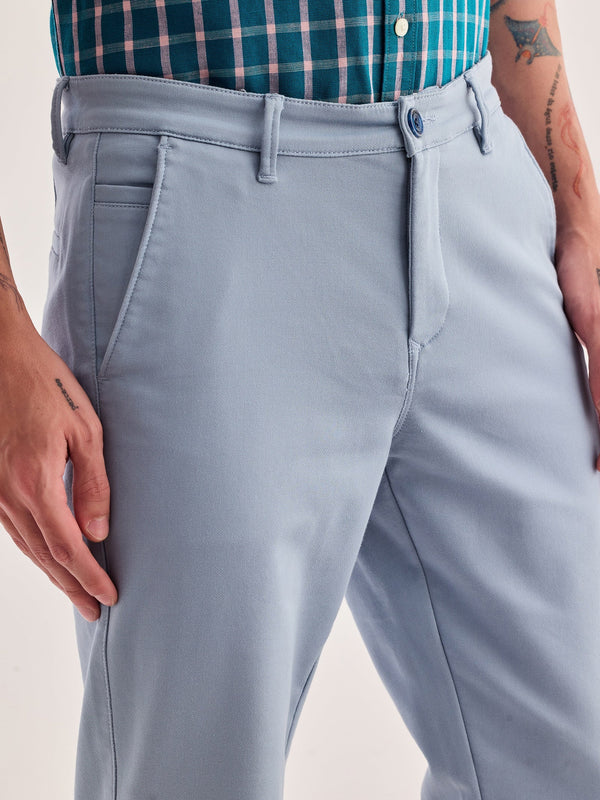Blue Stretch Slim Fit Trouser