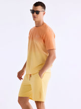 Yellow Tie Dye Pure Cotton Co-Ords