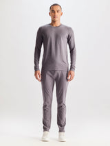 Grey Solid Pure Cotton Co-Ords