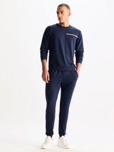 Navy Solid Stretch Co-Ords