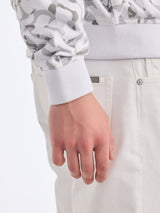 White Printed Reversible Jacket