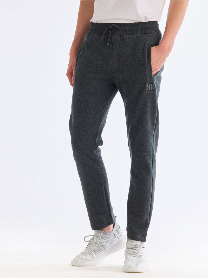 Grey Regular Fit Track Pant