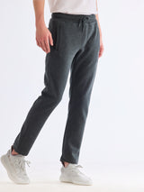 Grey Regular Fit Track Pant