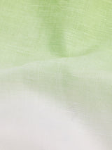 Green Tie Dye Linen Kurta