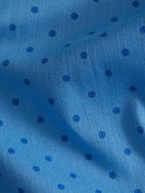 Blue Printed Stretch Shirt