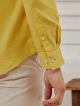 Yellow Slub Twill Shirt