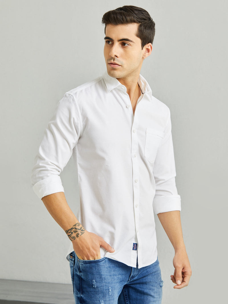 White Plain Oxford Shirt