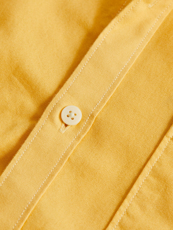 Yellow Solid Oxford Shirt