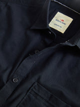 Black Plain Oxford Shirt