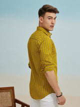 Yellow Striped Shirt