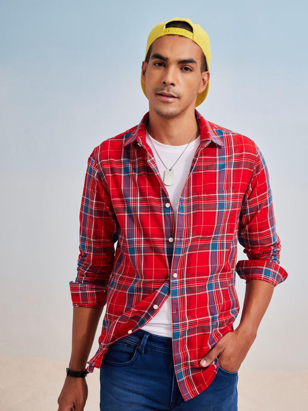 Red Checked Shirt