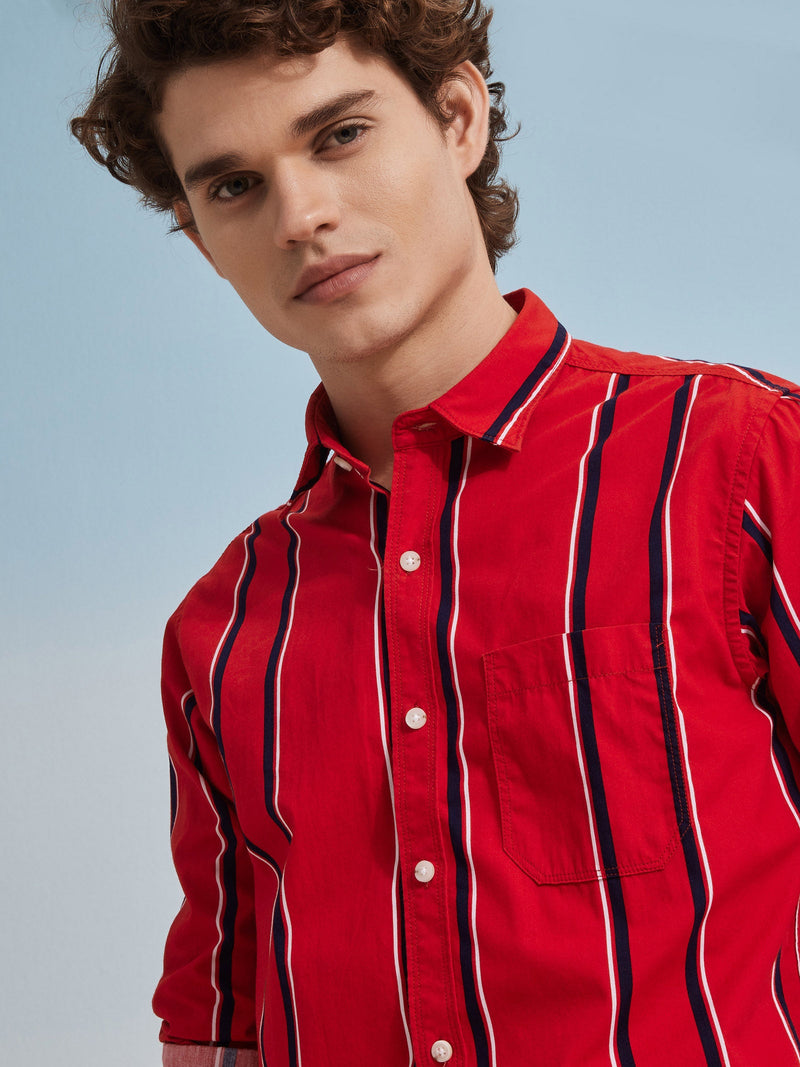 Red Striped Shirt