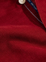 Red Fine Corduroy Shirt