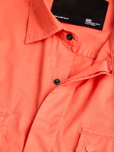 Orange Stretch Cargo Shirt