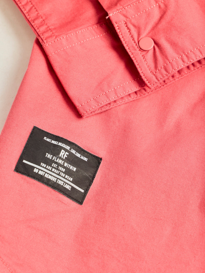 Pink Stretch Cargo Shirt