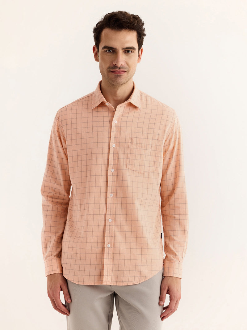 Pink Checked Shirt