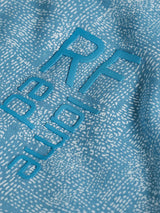 Blue Printed Crew Neck Sweatshirt