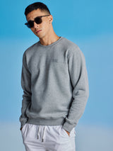 Grey Fleece Crew Neck Sweatshirt