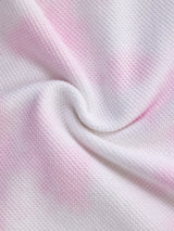Pink Tie Dye Polo T-Shirt