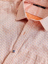 Orange Striped Shirt