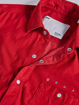 Red Corduroy Urban Shirt