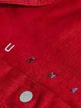 Red Corduroy Urban Shirt