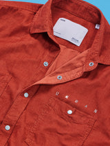 Orange Corduroy Urban Shirt