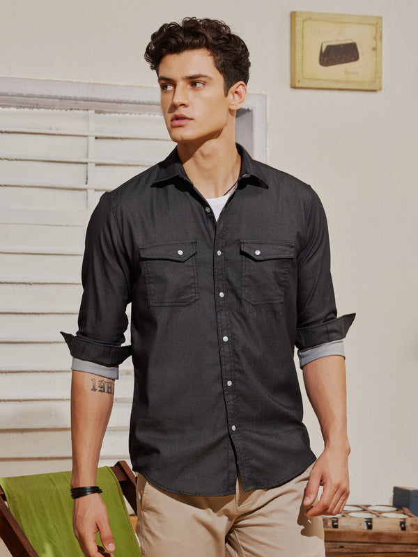 Buy Latest Denim Shirts for Men Online at Best Price – House of Stori